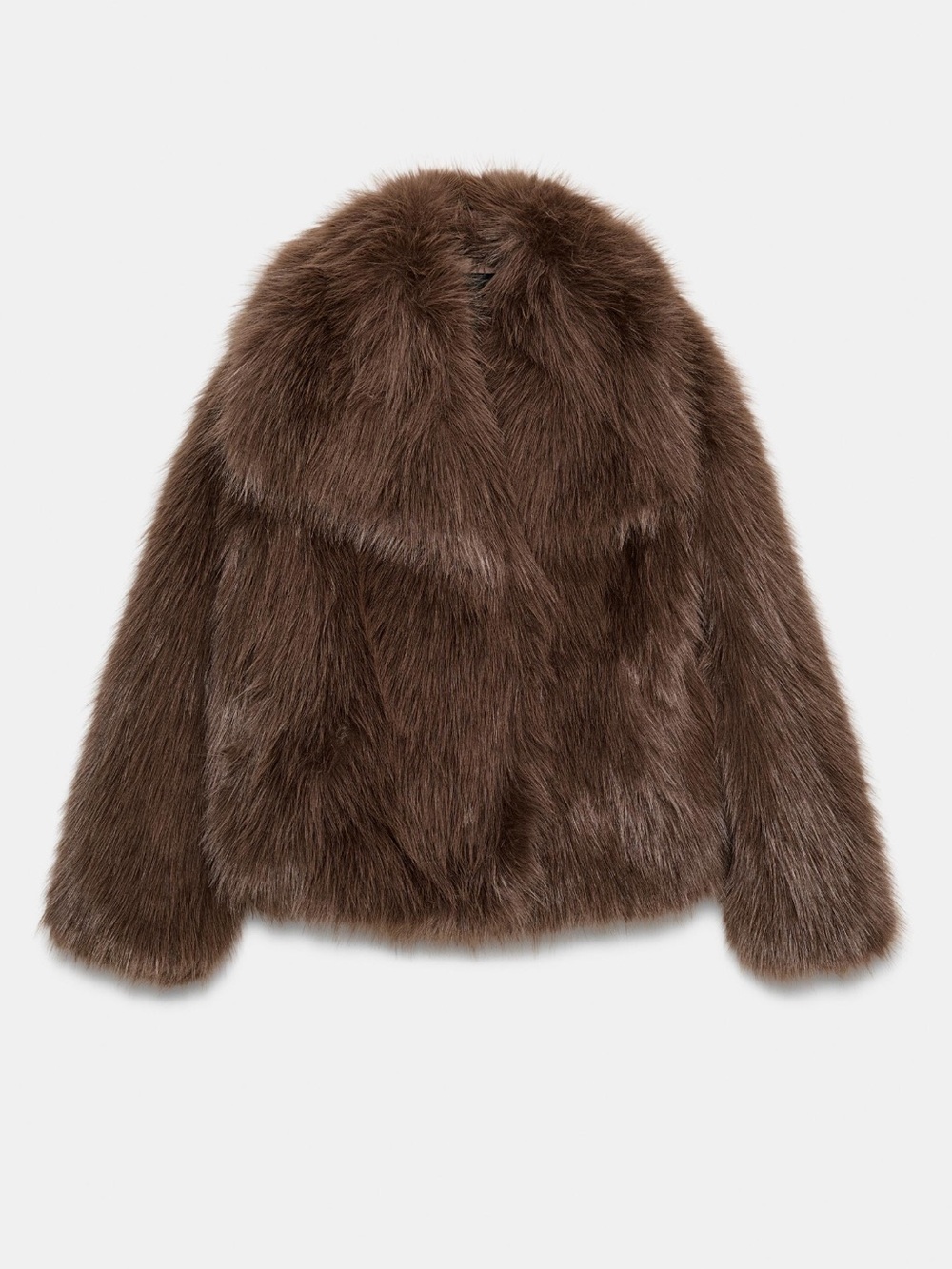 ZARA COLLECTION FAUX FUR COAT